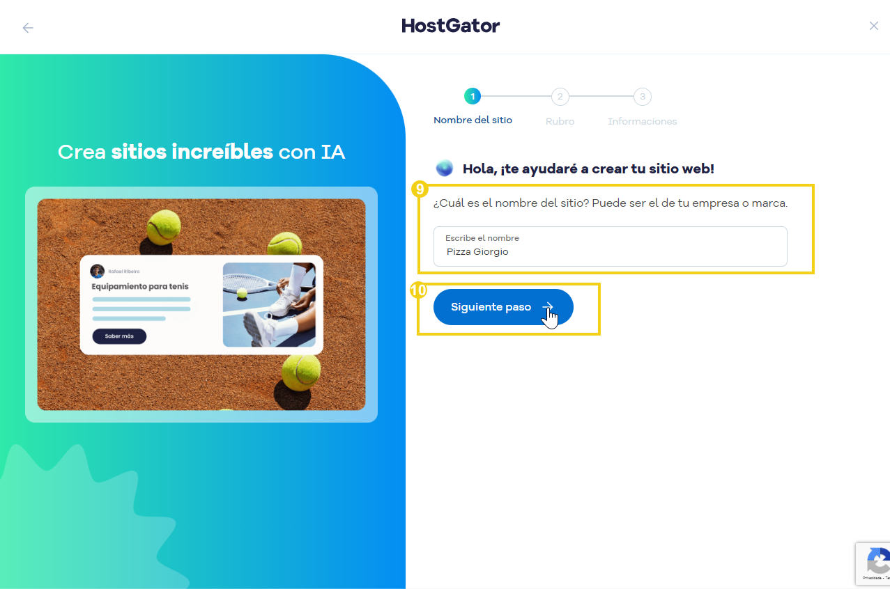 La imagen muestra la pantalla en la que debe seleccionar el segmento que corresponde a su negocio