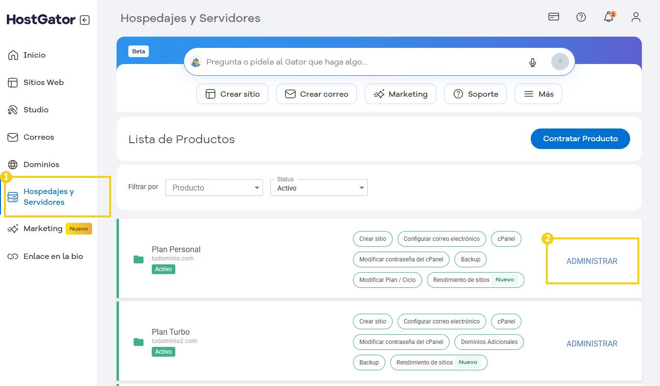 Cómo usar la URL temporal 