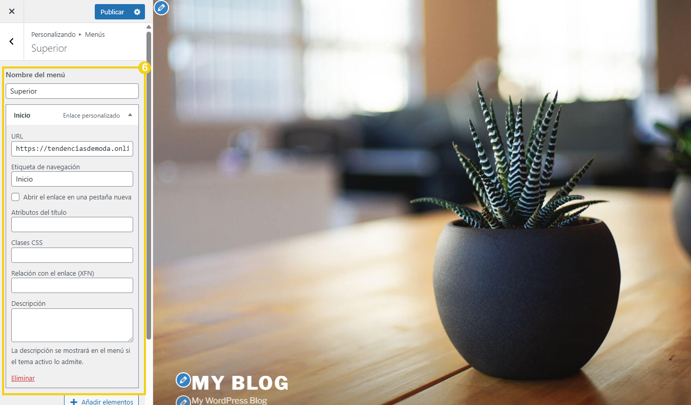 Como personalizar o tema do site no WordPress 