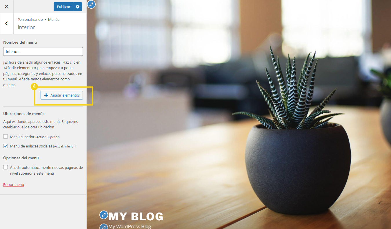 Como personalizar o tema do site no WordPress