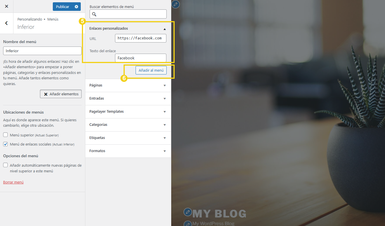 Como personalizar o tema do site no WordPress