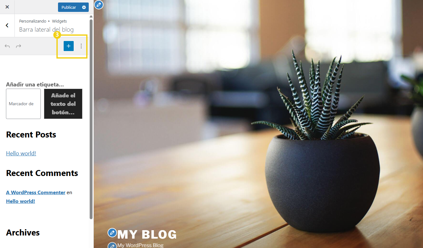 Como personalizar o tema do site no WordPress