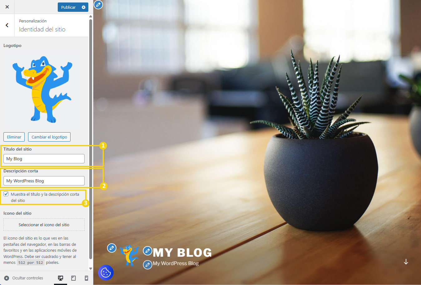 Como personalizar o tema do site no WordPress 