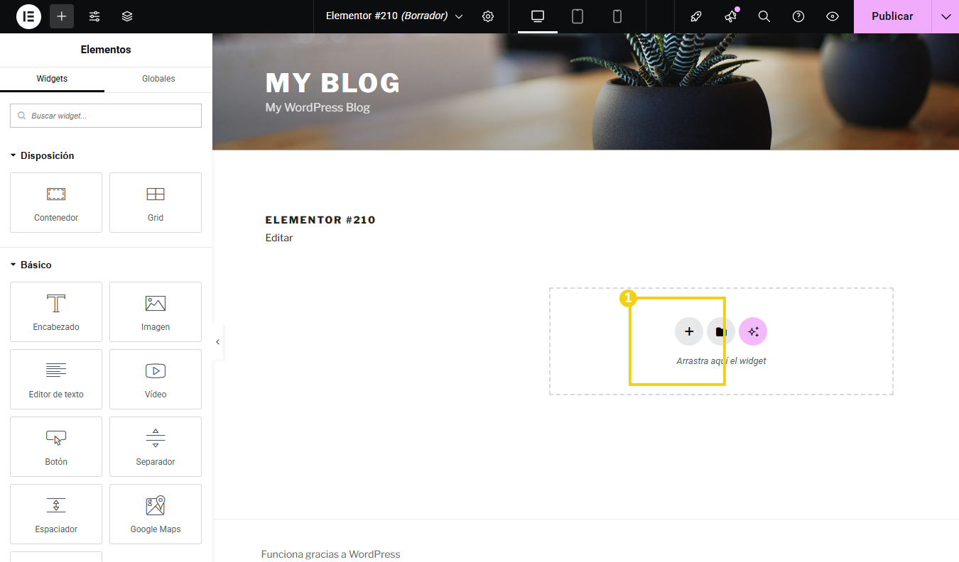 Como usar o Elementor no WordPress - 05