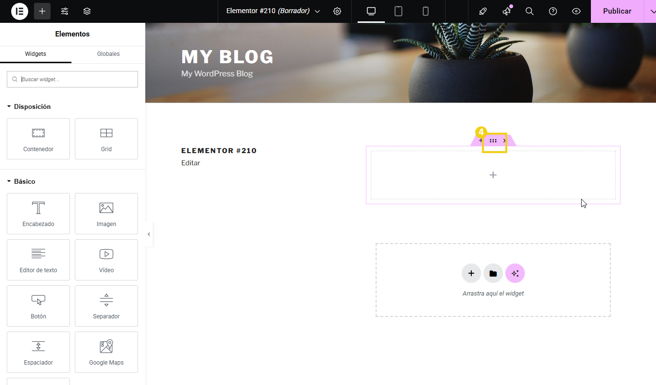 Como usar o Elementor no WordPress - 09