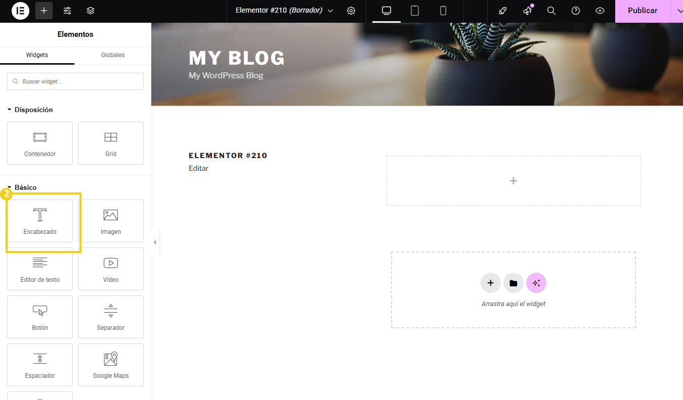 Como usar o Elementor no WordPress 
