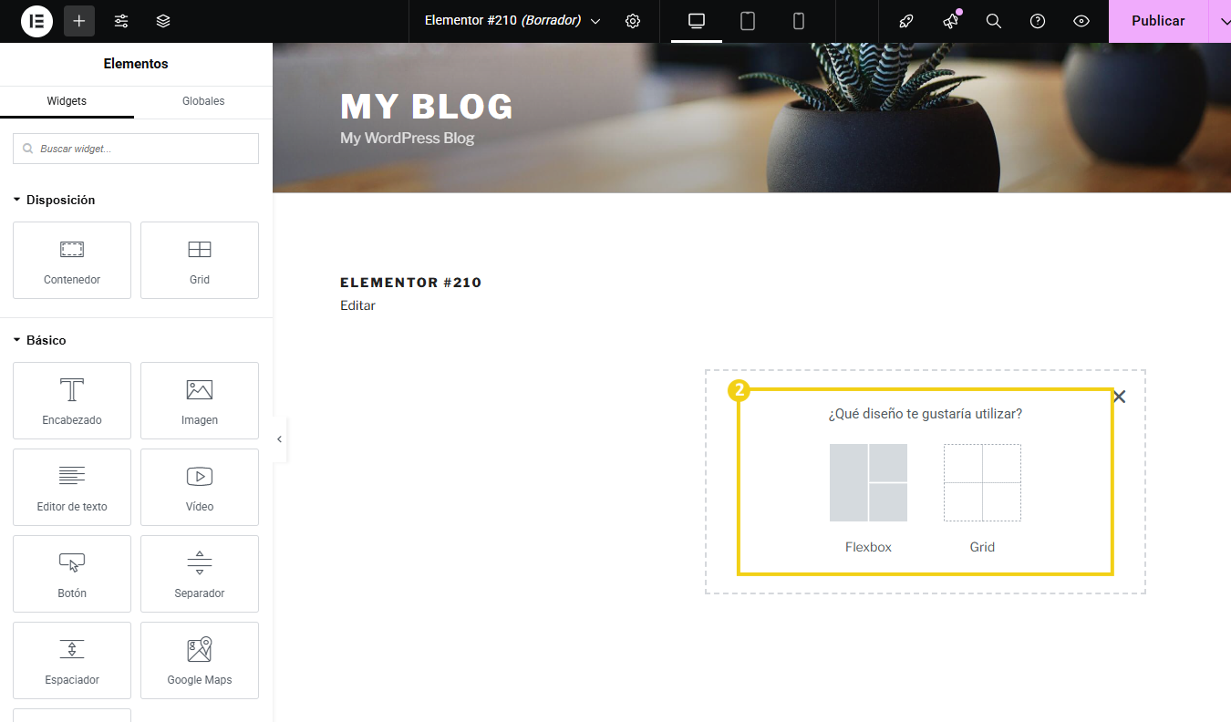 Como usar o Elementor no WordPress - 06