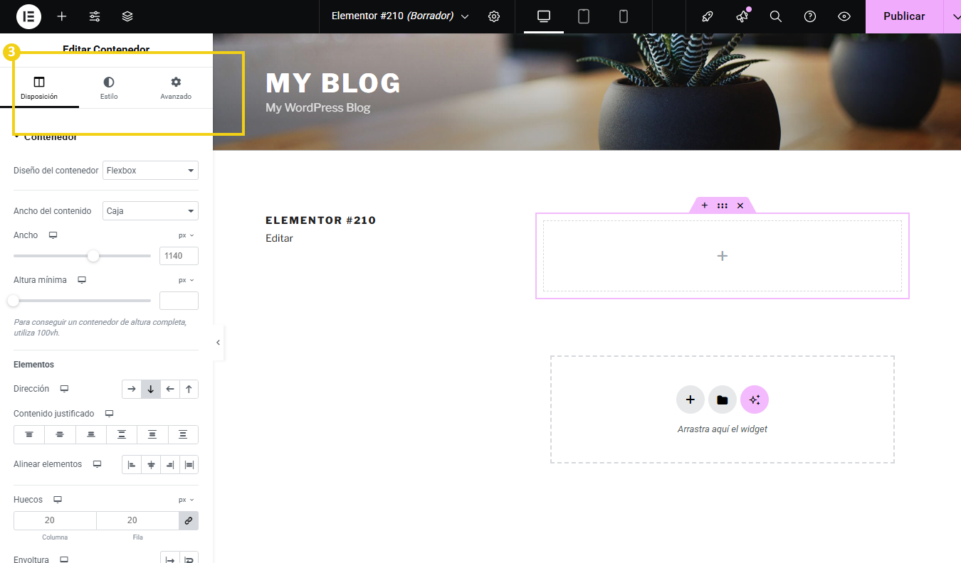 Como usar o Elementor no WordPress - 08
