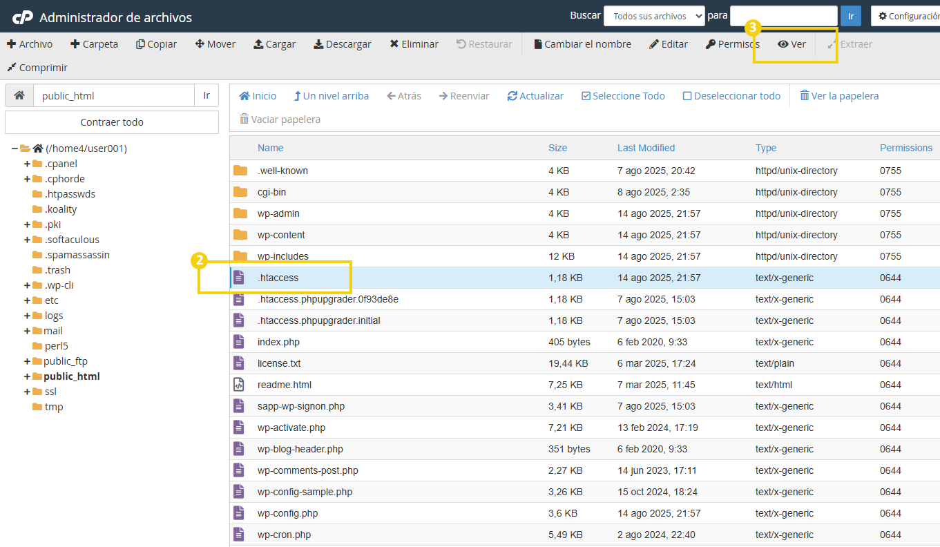 Quais as funcionalidades do Gerenciador de arquivos do cPanel 
