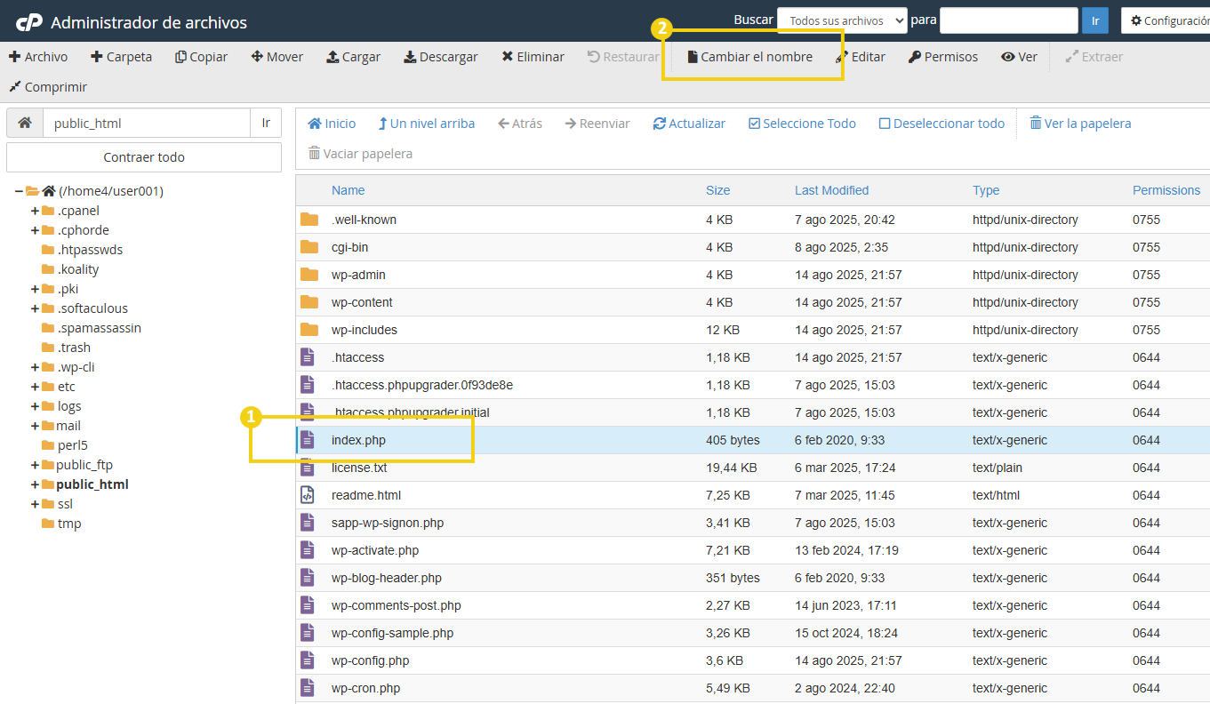 Quais as funcionalidades do Gerenciador de arquivos do cPanel