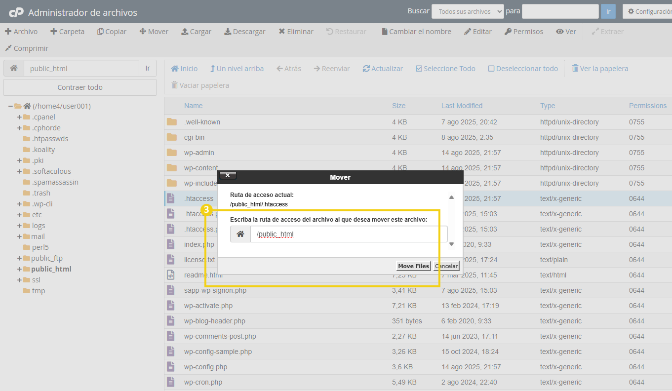Quais as funcionalidades do Gerenciador de arquivos do cPanel
