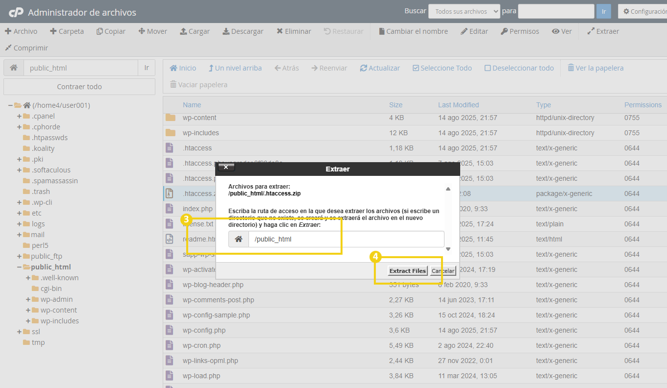 Quais as funcionalidades do Gerenciador de arquivos do cPanel
