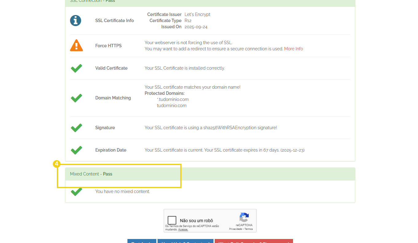 Falhas no SSL, o que fazer 