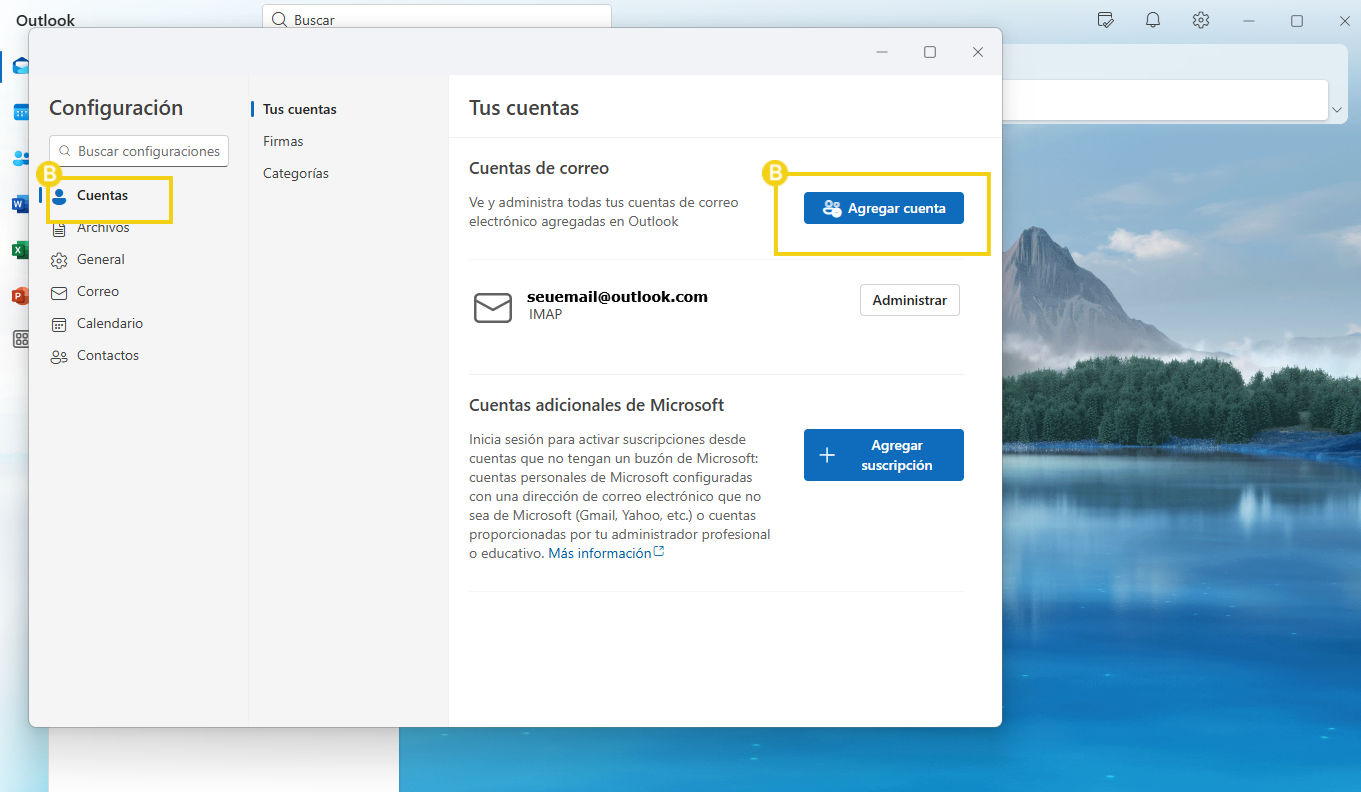 Computador com conta 
