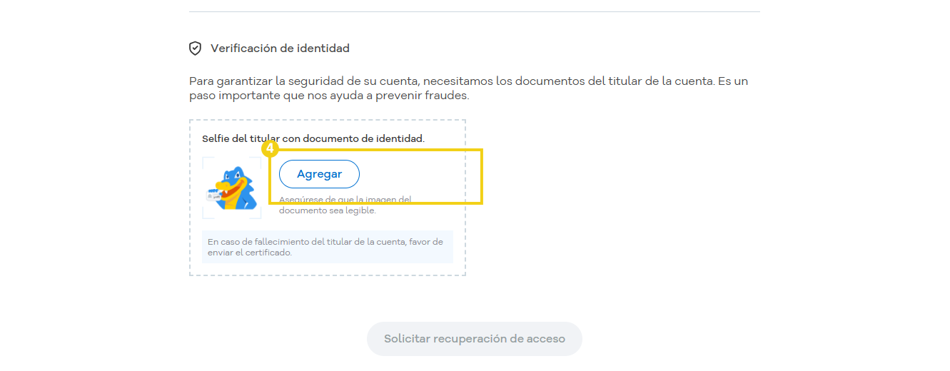 Cómo recuperar el acceso al Portal del Cliente 
