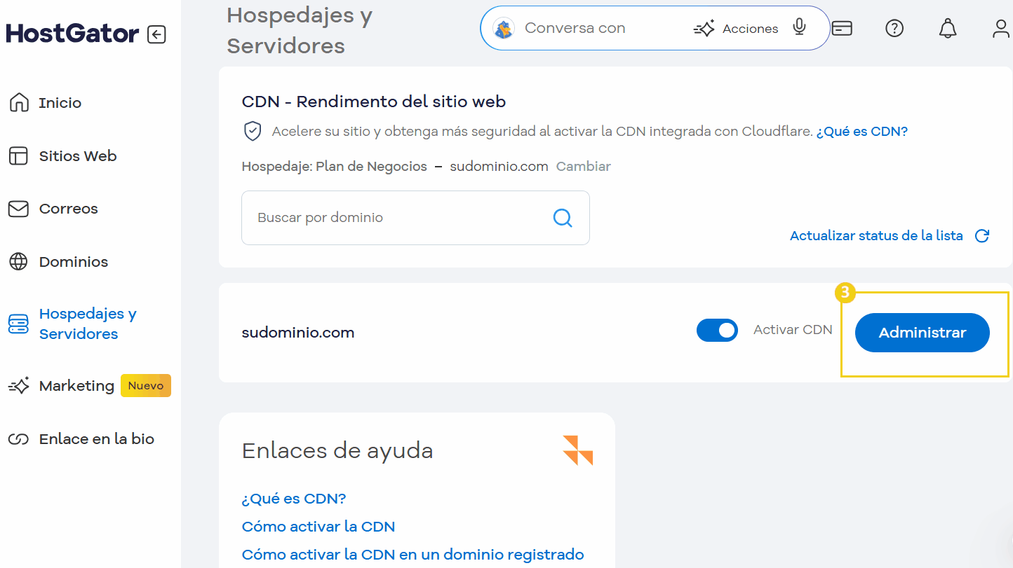 visitantes sitio web dados acceso