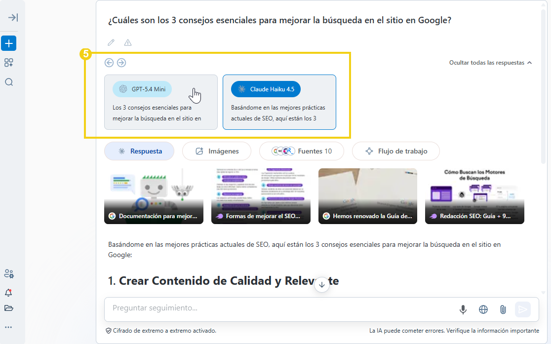 Bloque para alternar y comparar respuestas en AllPass